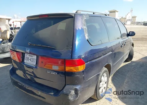 2003 Honda Odyssey Ex z USA, uszkodzony, nr VIN 5FNRL18683B063446